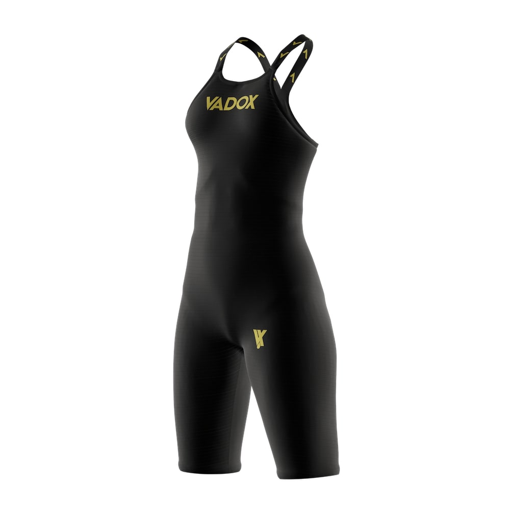 Vadox Women's Competition Swimsuit F14 Open Back Black