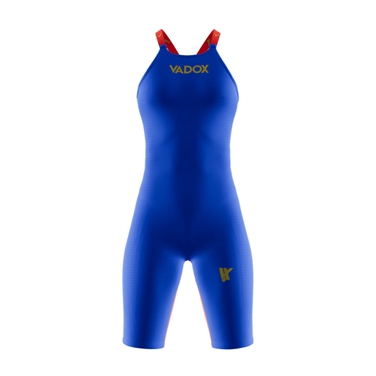 Vadox Bañador Competicion Mujer F14 Closed Back Royal-Red