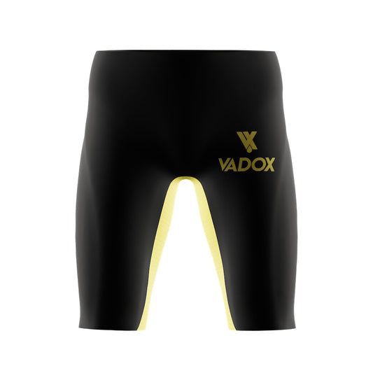 Vadox Men's Competition Swimsuit Jammer Low Black-Yellow