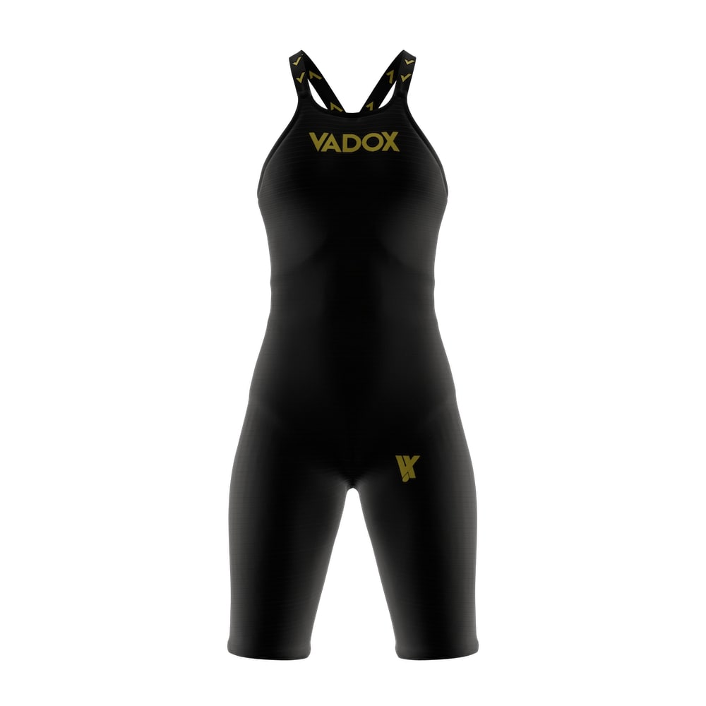 Vadox Women's Competition Swimsuit F14 Open Back Black